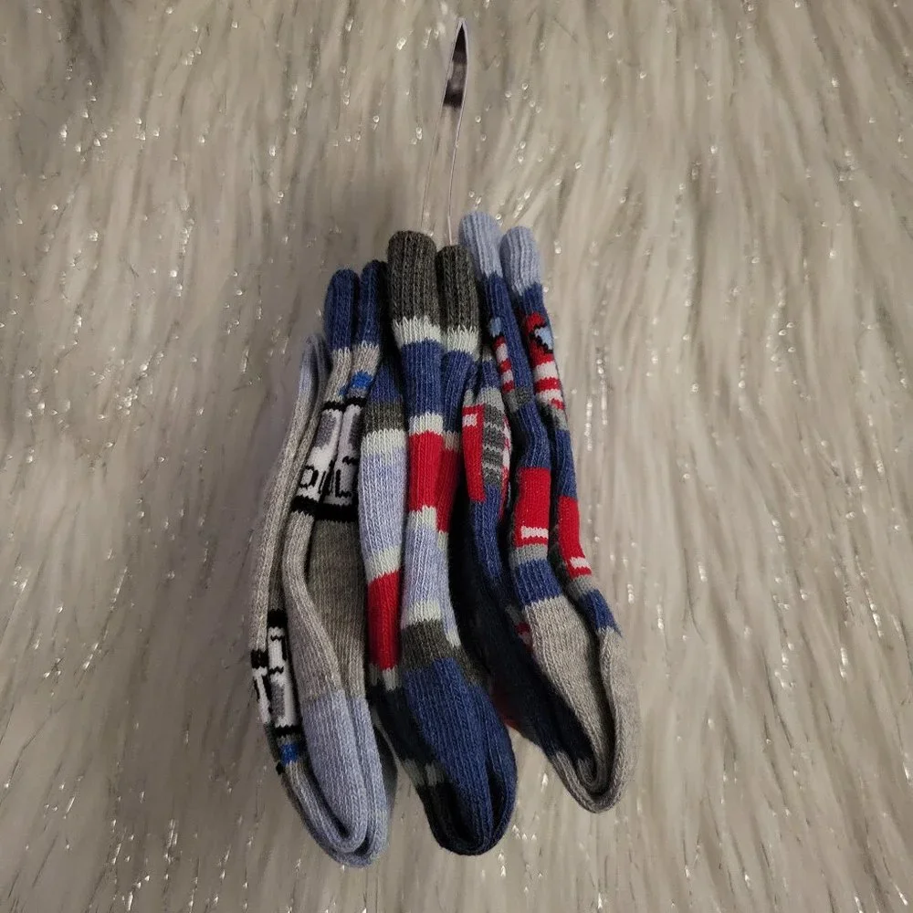 Jeffries Boys Fire Truck/Police Car Socks